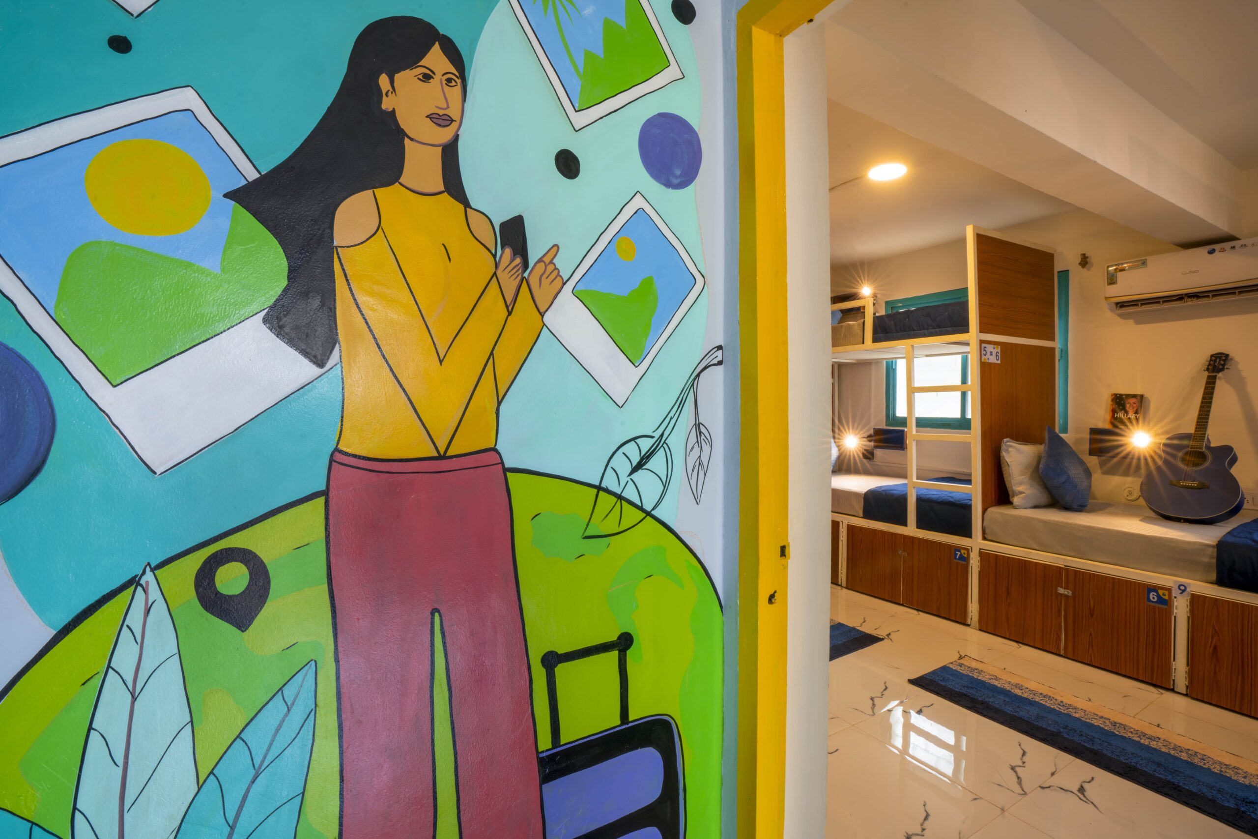 Affordable 9-Bed Mixed Dorm | Shalom Backpackers Hostel Goa