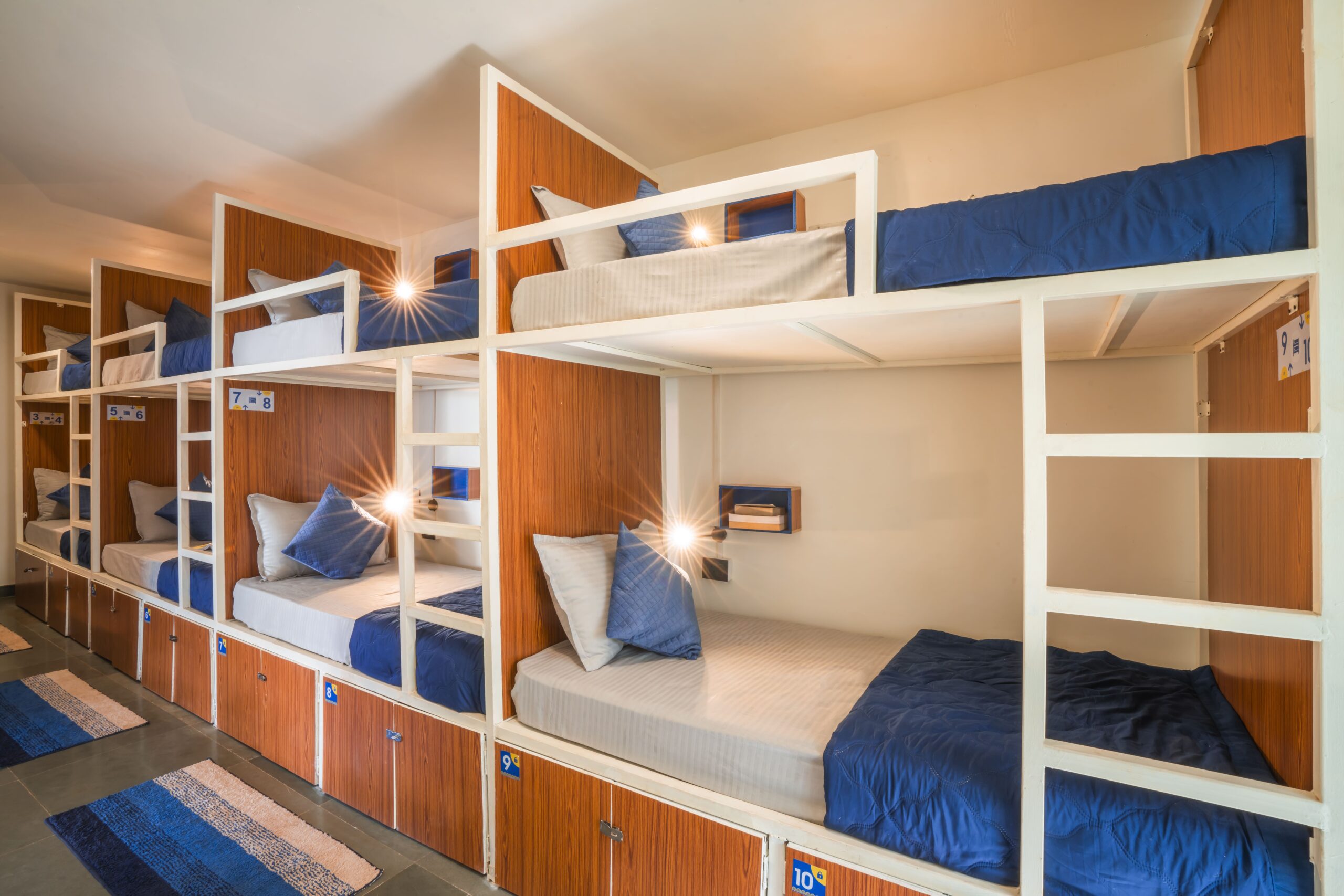 10-Bed Mixed Dorm in Goa | Budget Stay at Shalom Backpackers Hostel