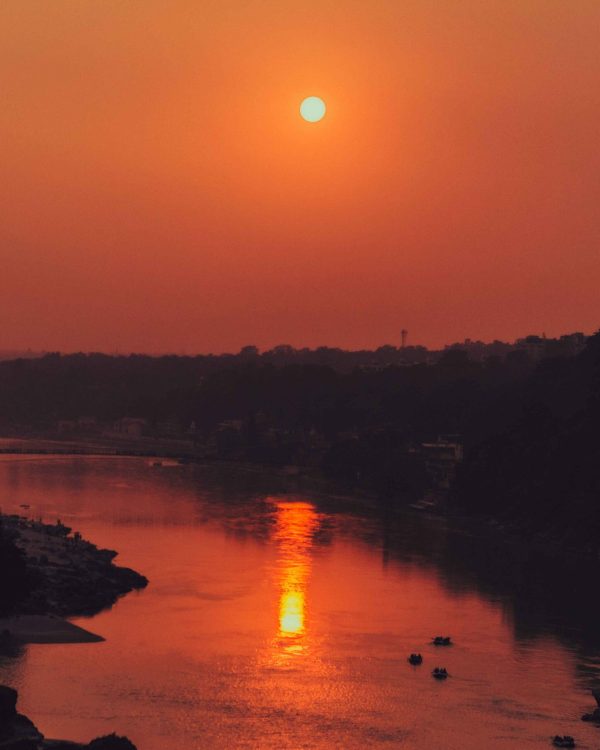 Sunset Over Ganga